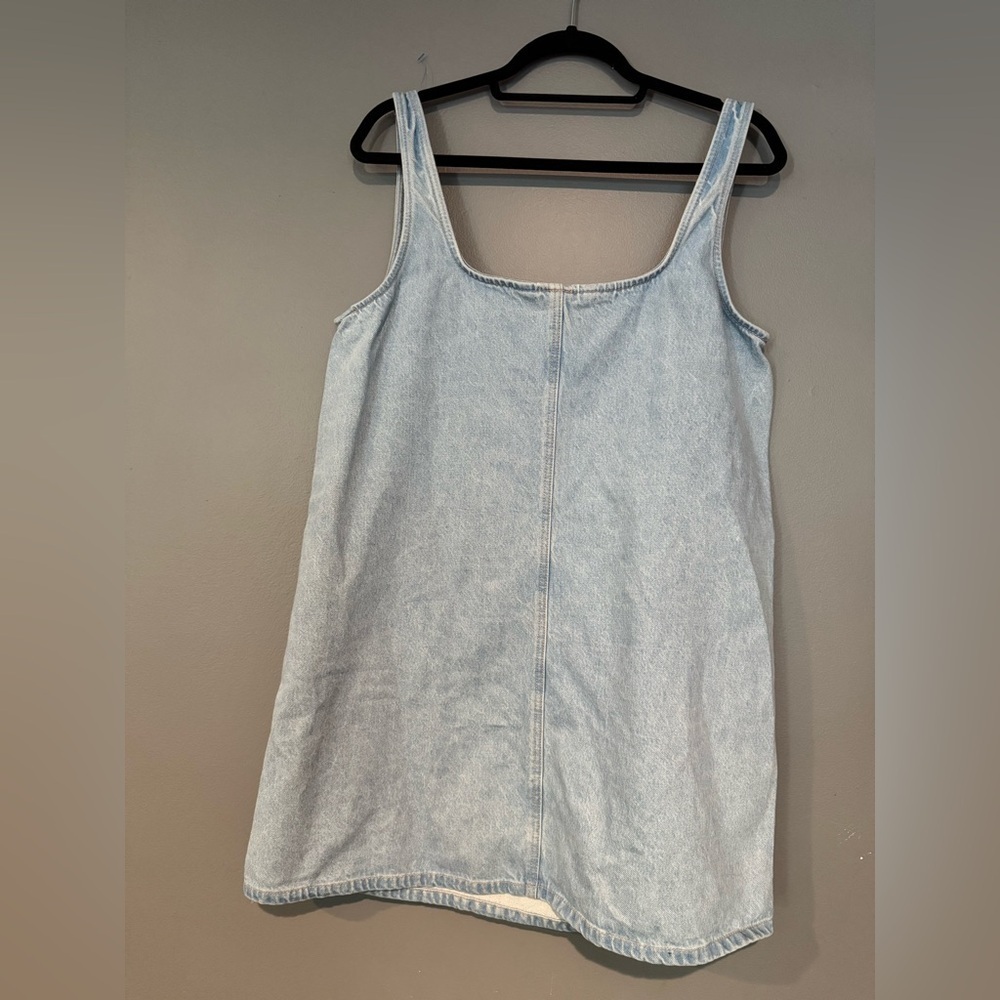 Zara Blue Sleeveless Scoop Neck Sundress - Picture 4 of 5